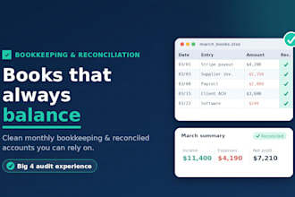 be your virtual bookkeeper and reconcile your accounts in excel