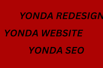do yonda redesign yonda website and yonda seo