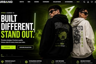 design clothing store clothing website clothing shopify store shopify website