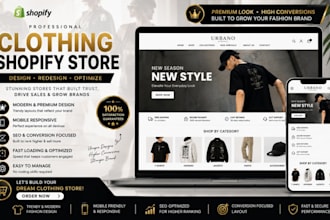 design clothing store clothing website clothing shopify store shopify website