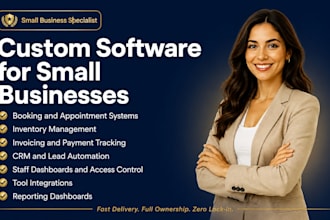 build custom software for your small business to automate and scale operation