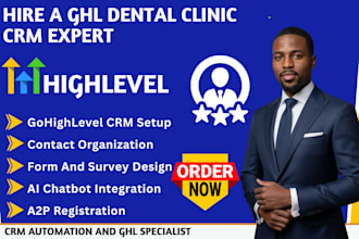do dental clinic gohighlevel crm lead appointment booking automation follow up