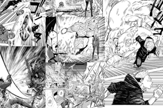 comic manga comic book illustration animie manga