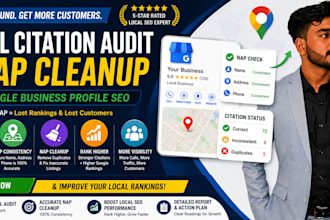 local citation audit and nap cleanup for google business profile SEO