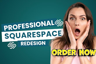 squarespace website redesign or redesign squarespace landing page