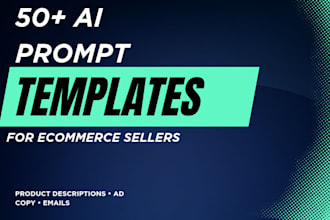 provide ai prompt templates for ecommerce and online sellers