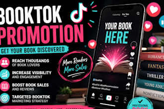 do booktok promotion, book marketing and tiktok book promotion