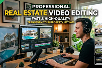 edit cinematic real estate videos with drone footage
