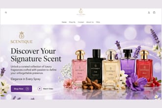build perfume website perfume store perfume fragrance cologne shopify store
