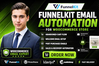 create email automation workflows with funnelkit for your woocommerce store
