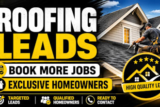 generate exclusive roofing leads and booked appointments