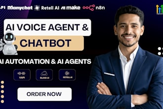 make ai voice agent, ai chatbot, ai agent, ai receptionist, with vapi, retell ai