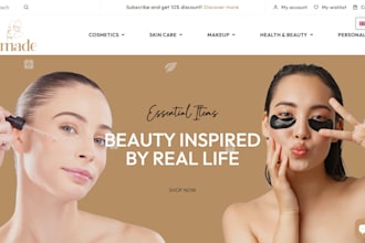 design or redesign a modern shopify website store design shopify website