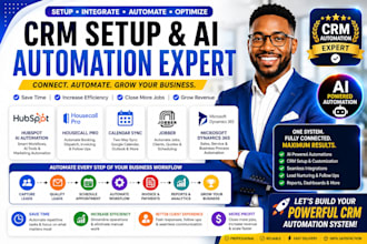 hubspot crm automation podio   jobber gohighlevel white label integration