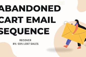 write klaviyo abandoned cart email sequences