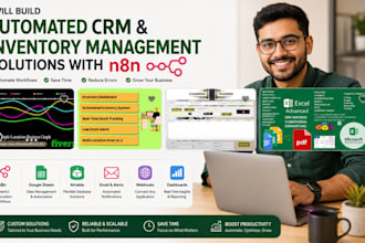 build automated CRM and inventory management solutions with n8n