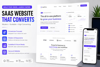 build your saas website, saas application, saas mvp and platform