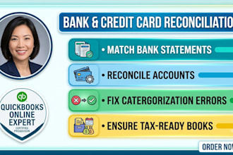 reconcile bank and credit card statements in quickbooks