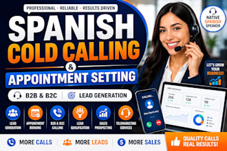 do spanish b2b cold calling and appointment setting for b2b and b2c