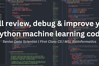 review, debug, and improve your python machine learning code