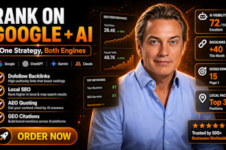 do backlinks, local SEO, aeo, GEO to rank on google, chatgpt, claude search