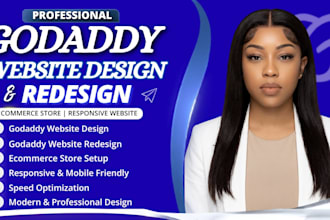 design godaddy website, business website on godaddy website builder godaddy SEO