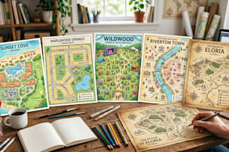 make custom maps for resorts, communities, festivals, tourism, and rpg games