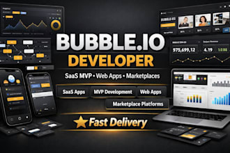build bubble io website bubble saas mvp bubble developer custom bubble saas app