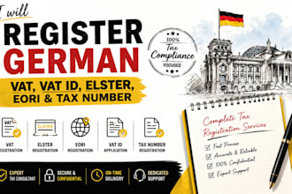 register german tax german vat id elster eori and tax number