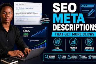 write SEO meta tags, meta title, and meta description for your website