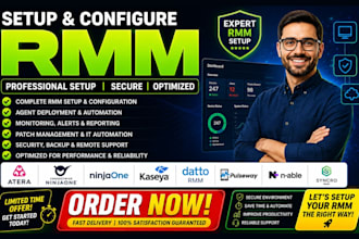 setup atera connectwise ninjaone kaseya vsa datto rmm pulseway nable syncro rmm