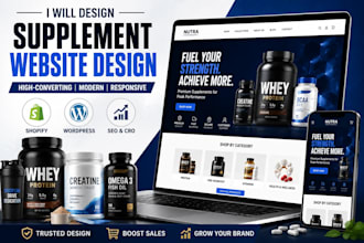 design peptides website supplement website nutraceutical website peptides store