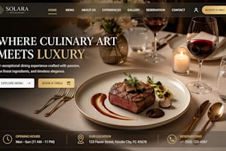 design wix multi location chain restaurant franchise food location pages website