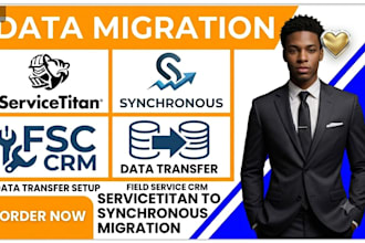 servicetitan to synchroteam migration data transfer setup field service crm