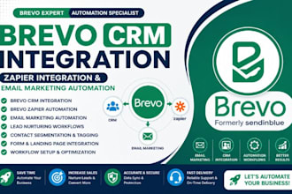 do brevo CRM integration brevo zapier automation and email marketing setup