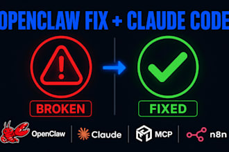 fix openclaw setup claude code mcp server clawdbot custom skill n8n workflow vps
