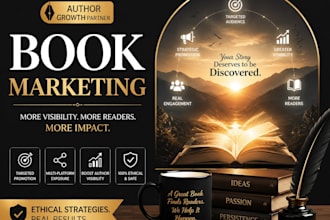 promote and market your book to increase visibility and reach