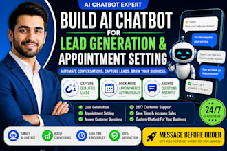 build an ai chatbot for lead generation and appointment booking