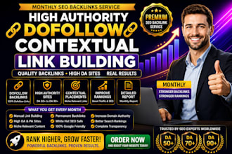 do high authority dofollow high da contextual link building monthly SEO backlink