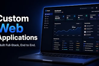 build a custom web application or full stack web app