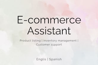 be your ecommerce assistant for store management
