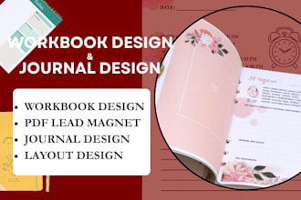 ebook design journal redesign pdf lead magnet workbooks paperback formatting