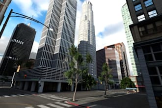 build roblox open world city and gameplay environment