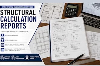 prepare structural load calculations for beams slabs columns and foundations