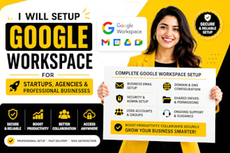 setup google workspace for startups agencies and professional businesses