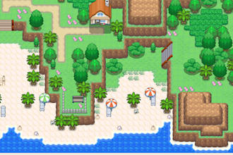 create pokemon style tilesets, object, and tile maps for fan games, and rom hack