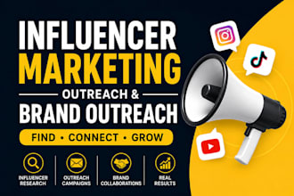 do influencer research, influencer outreach and influencer marketing