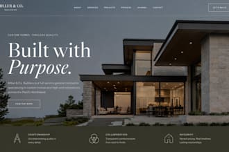 build squarespace general contractor website with quote request form