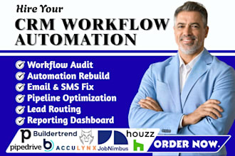 automate pipedrive buildertrend jobnimbus acculynx houzz pro pipeline booking