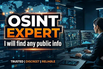 do osint research like a private investigator in social media background